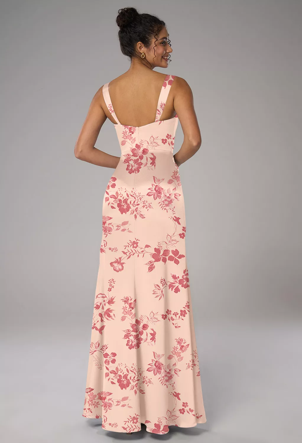 AW Bridie Pink Cherry Blossom  Black Tie Wedding Guest Dresses